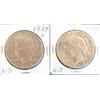 Image 1 : 1926 PEACE AND 1934 D PEACE SILVER DOLLARS