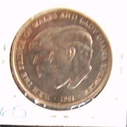 PRINCE CHARLES AND LADY DIANE COMMEMORATIVE COIN