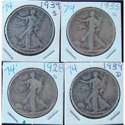 WALKING LIBERTY HALVES