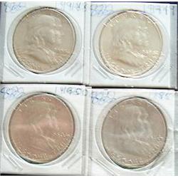 BENJAMIN FRANKLIN HALVES , (4)