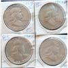 Image 1 : BENJAMIN FRANKLIN HALVES, (4)