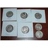 Image 1 : 7 SILVER WASHINGTON QUARTERS