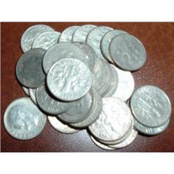 31 SILVER ROOSEVELT DIMES