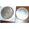 Image 1 : 1 MORGAN DOLLAR, 1 EISENHOWER DOLLAR