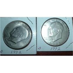 2 EISENHOWER DOLLARS