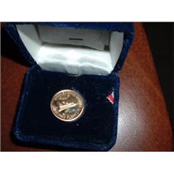 MANNED SPACE SHUTTLE 1/10 OZ . OF GOLD