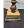 Image 3 : Vintage Bankers Lamp with Stone Base (Tested)