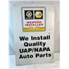 Image 1 : Napa Auto Parts 2 Sided Metal Sign