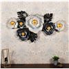 Image 2 : BEAUTIFUL FLORAL THEME BASED WALL DECOR METAL