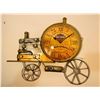 Image 1 : VINTAGE ENGINE CLOCK SIZE 19” X 18 “