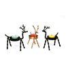 DEER HANDCRAFTED CANDLE HOLDER SET OF 8