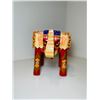 Image 2 : ELEPHANT SHAPE WOODEN STOOL 2 PIECES