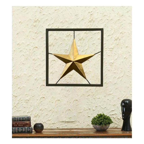 ABSTRACT 2 PHOTO FRAME METAL 36X3X36CM