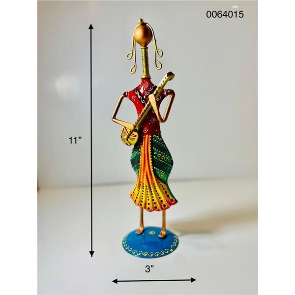 3 PIECES OF LADY MUSICIAN STANDING