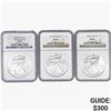 Image 1 : [3] 2009 American Silver Eagles NGC MS69