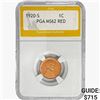Image 1 : 1920-S Wheat Cent PGA MS62 RED