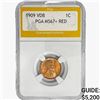 Image 1 : 1909 VDB Wheat Cent PGA MS67+ RED