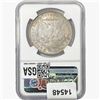 Image 2 : 1891 Morgan Silver Dollar NGC MS61