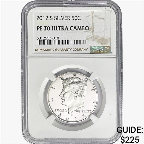 2012-S Kennedy Half Dollar NGC PF70 UC