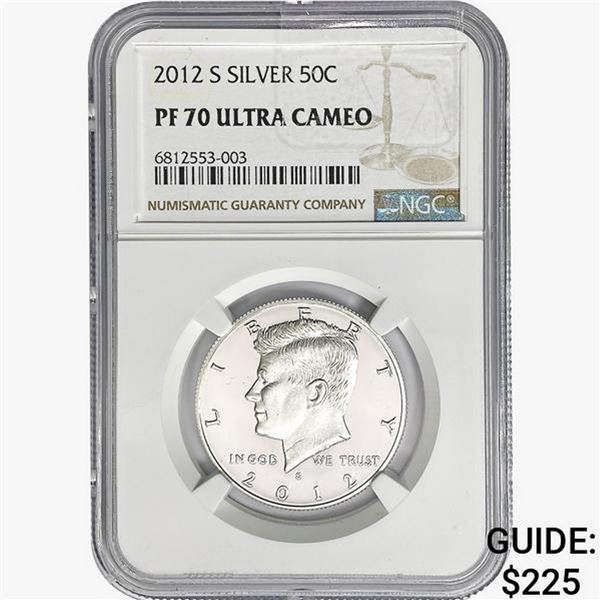 2012-S Kennedy Half Dollar NGC PF70 UC