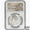 Image 1 : 1887 Morgan Silver Dollar NGC MS64 N.Y. Bank Hoard