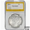 Image 1 : 1926 Silver Peace Dollar PGA MS65