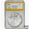 1986 American 1oz Silver Eagle PGA MS70