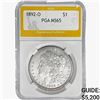 1892-O Morgan Silver Dollar PGA MS65