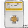 Image 1 : 1900 $2.50 Gold Quarter Eagle PGA MS64