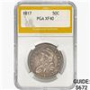 Image 1 : 1817 Capped Bust Half Dollar PGA XF40