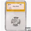Image 1 : 1814 Capped Bust Dime PGA XF45