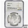Image 1 : 1880-O Morgan Silver Dollar NGC MS62