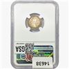 Image 2 : 1882 Seated Liberty Dime NGC MS65