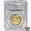 Image 1 : 1937-D Oregon Trail Half Dollar PCGS MS65