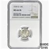 Image 1 : 1939-D Mercury Silver Dime NGC MS66 FB