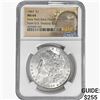 Image 1 : 1887 Morgan Silver Dollar NGC MS64 N.Y. Bank Hoard