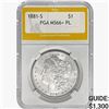 Image 1 : 1881-S Morgan Silver Dollar PGA MS66+ PL