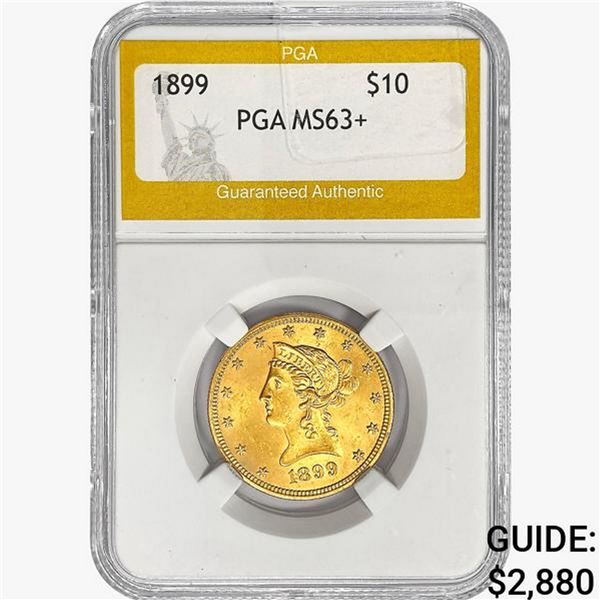 1899 $10 Gold Eagle PGA MS63+