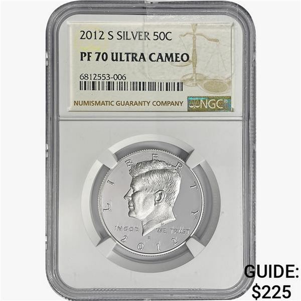 2012-S Kennedy Half Dollar NGC PF70 UC