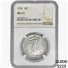 Image 1 : 1936 Walking Liberty Half Dollar NGC MS63