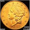 Image 1 : 1873 $20 Gold Double Eagle CHOICE BU