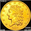 Image 1 : 1838-D $5 Gold Half Eagle CHOICE AU