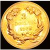Image 2 : 1869 $3 Gold Piece CHOICE BU