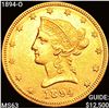 Image 1 : 1894-O $10 Gold Eagle CHOICE BU