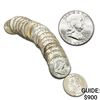 Image 1 : 1963 Unc. Roll of Franklin Half Dollars [20 Coins]