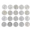 Image 2 : 1943-1944 20 Uncirculated mercury Dimes [20 Coins]
