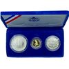 Image 2 : 1986 US .25oz Gold & Silver 3 Coin Set