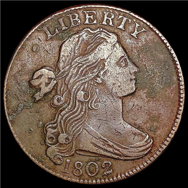 1802 Draped Bust Large Cent NICELY CIRCULATED