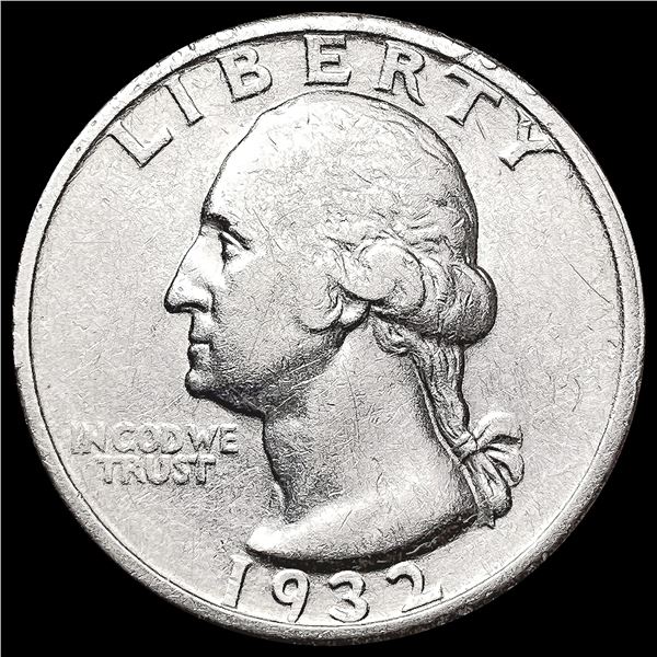 1932-D Washington Silver Quarter CLOSELY UNCIRCULA