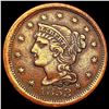 Image 1 : 1853 Braided Hair Large Cent CLOSELY UNCIRCULATED
